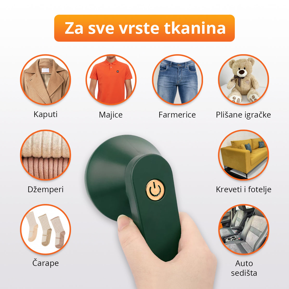 Uređaj za uklanjanje ućebanih grudvica sa odeće